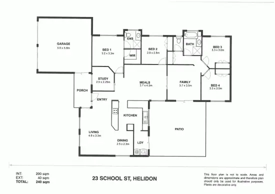 Floorplan of Homely house listing, 23 School Street, Helidon QLD 4344