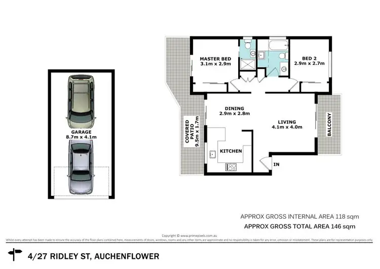 Floorplan of Homely unit listing, 4/27 Ridley Street, Auchenflower QLD 4066
