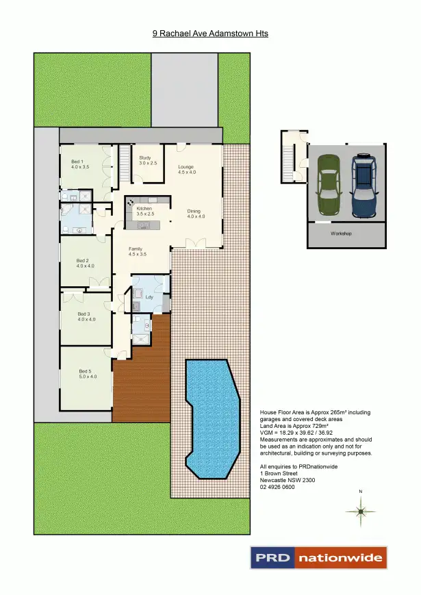 Floorplan of Homely house listing, 9 Rachael Avenue, Adamstown Heights NSW 2289