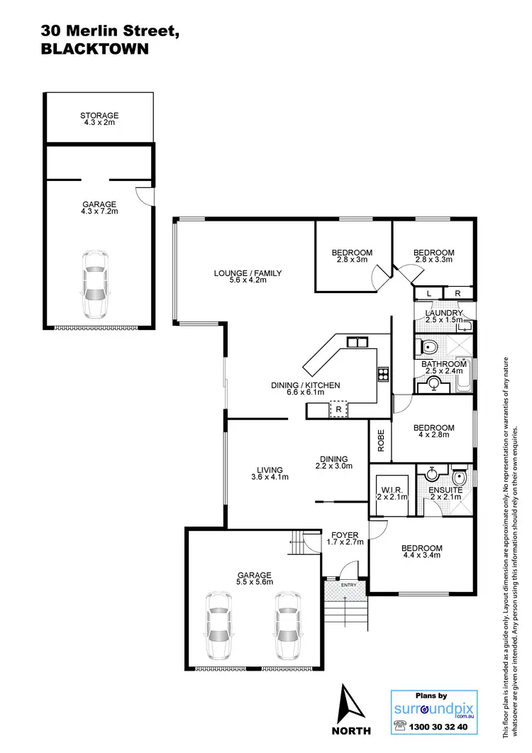 Floorplan of Homely house listing, 30 Merlin Street, Blacktown NSW 2148