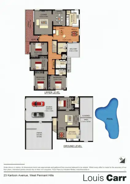 Floorplan of Homely house listing, 23 karloon road, West Pennant Hills NSW 2125