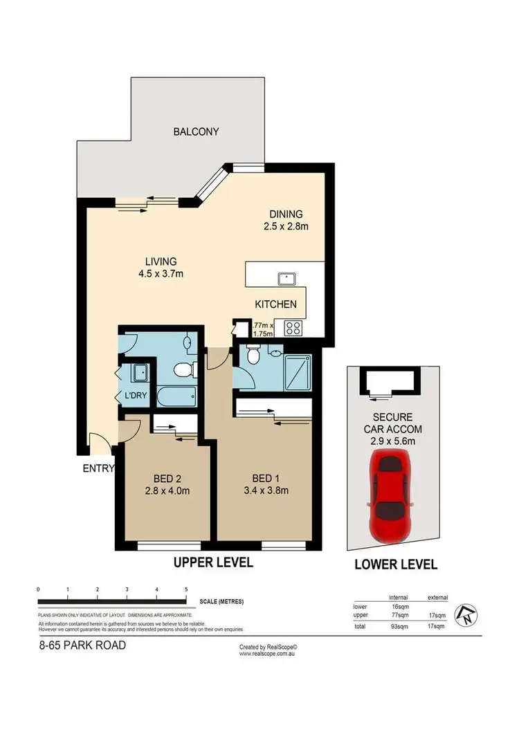 Floorplan of Homely apartment listing, 8/65 Park Road, Yeronga QLD 4104