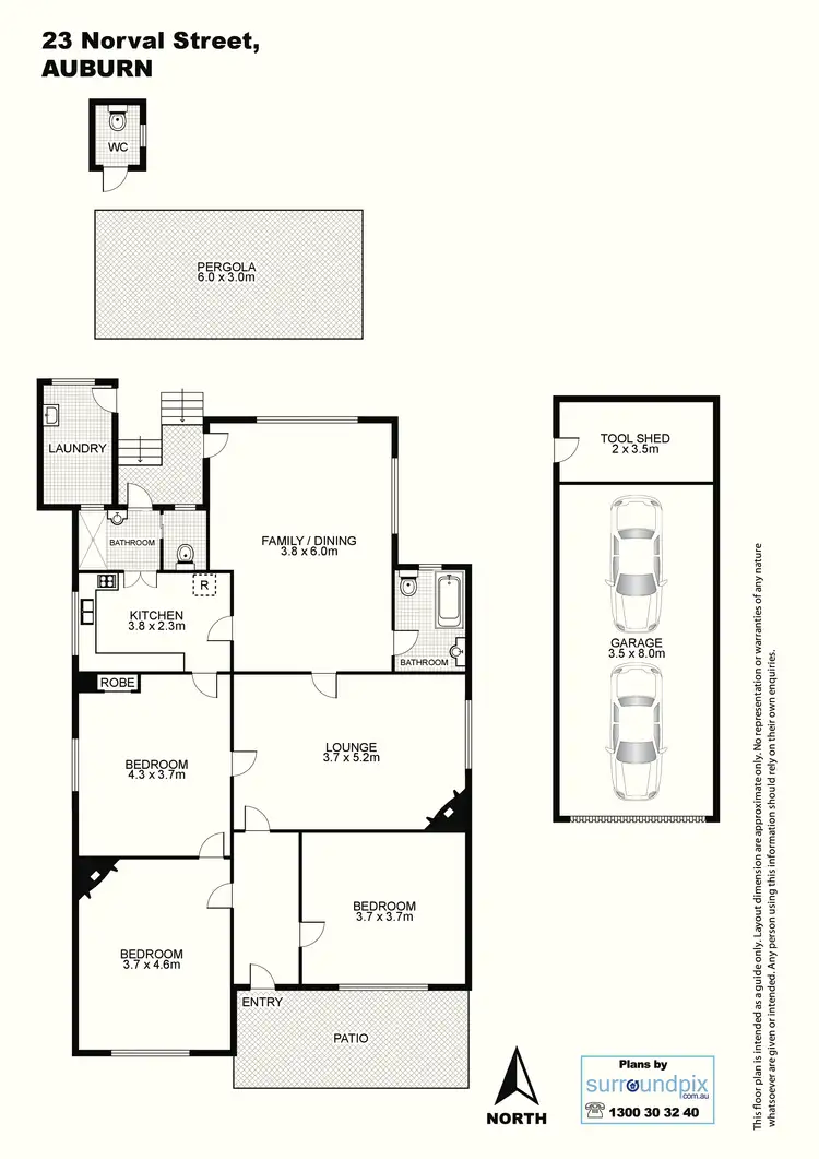 Floorplan of Homely house listing, 23 Norval Street, Auburn NSW 2144