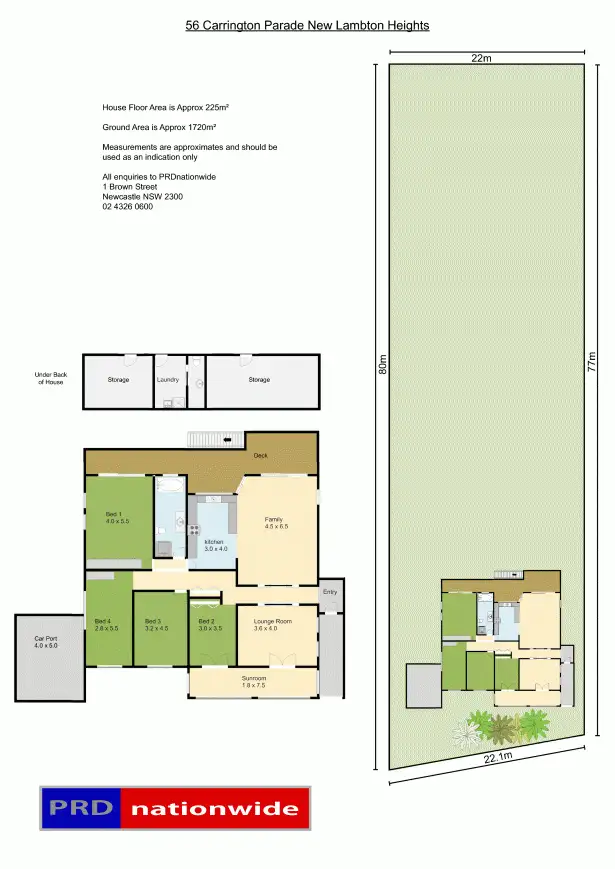 Floorplan of Homely house listing, 56 Carrington Parade, New Lambton Heights NSW 2305