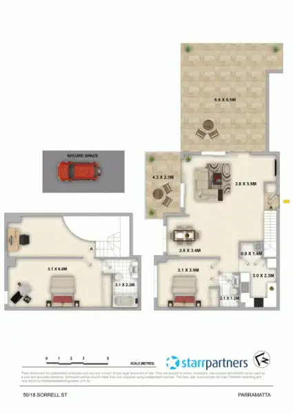 Floorplan of Homely unit listing, 50/18 Sorrell Street, Parramatta NSW 2150