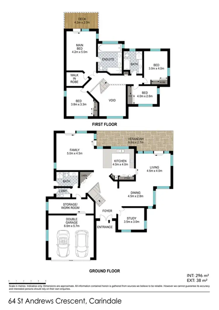 Floorplan of Homely house listing, 64 St Andrews Crescent, Carindale QLD 4152