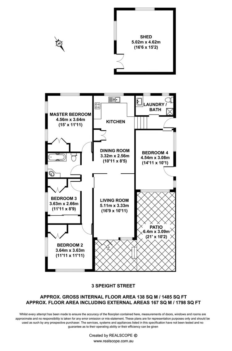 Floorplan of Homely house listing, 3 Speight Street, Brighton QLD 4017