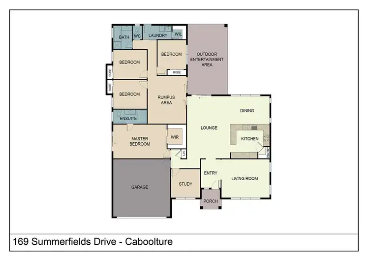 Floorplan of Homely house listing, 169 Summerfields Drive, Caboolture QLD 4510