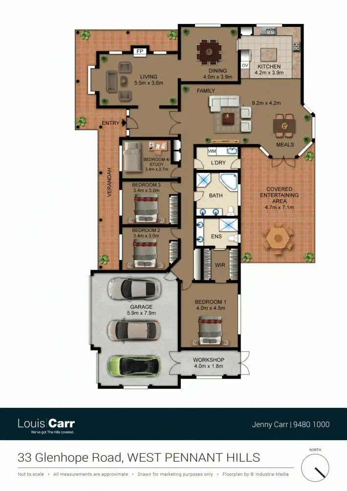Floorplan of Homely house listing, 33 Glenhope Road, West Pennant Hills NSW 2125