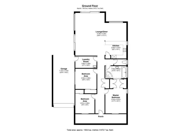 Floorplan of Homely house listing, 1 Mapleton Crescent, Forest Lake QLD 4078