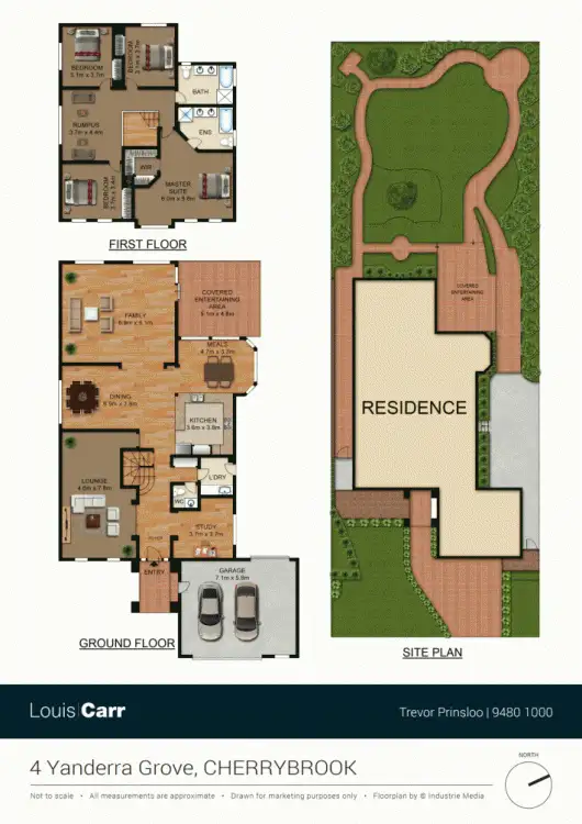 Floorplan of Homely house listing, 4 Yanderra Grove, Cherrybrook NSW 2126