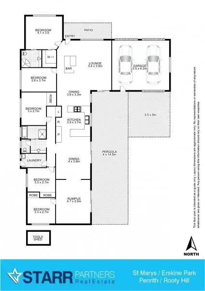Floorplan of Homely house listing, 45 Aspinall Avenue, Minchinbury NSW 2770