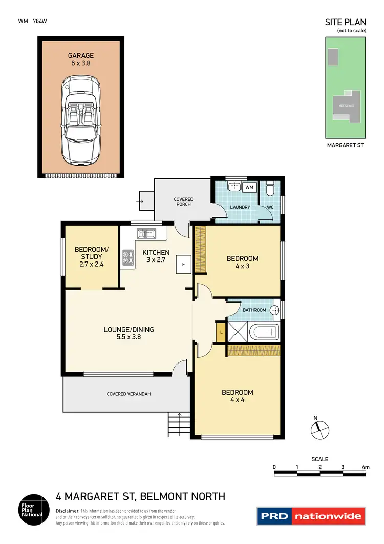 Floorplan of Homely house listing, 4 Margaret Street, Belmont North NSW 2280