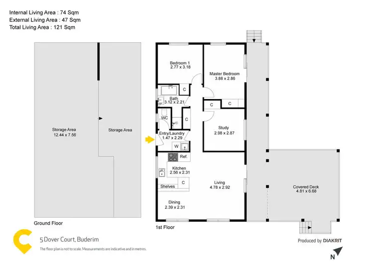 Floorplan of Homely house listing, 5 Dover Court, Buderim QLD 4556