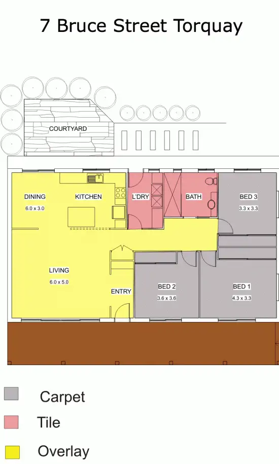 Floorplan of Homely house listing, 7 Bruce St, Torquay QLD 4655
