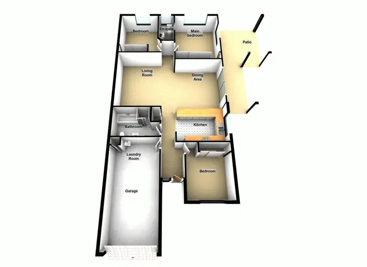 Floorplan of Homely unit listing, 4/73 Glasshouse Circuit, Kallangur QLD 4503