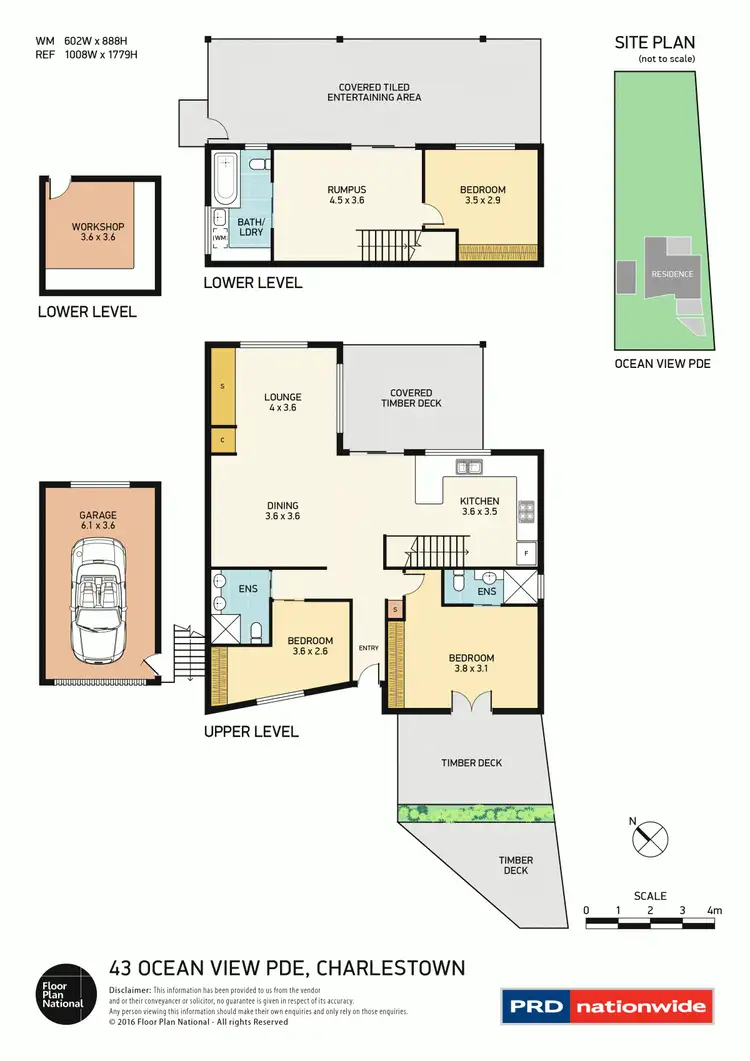 Floorplan of Homely house listing, 43 Ocean View Parade, Charlestown NSW 2290
