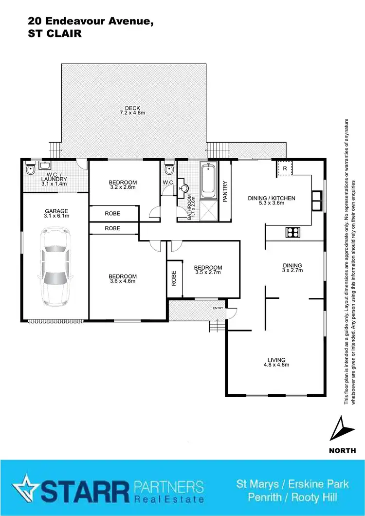 Floorplan of Homely house listing, 20 Endeavour Avenue, St Clair NSW 2759