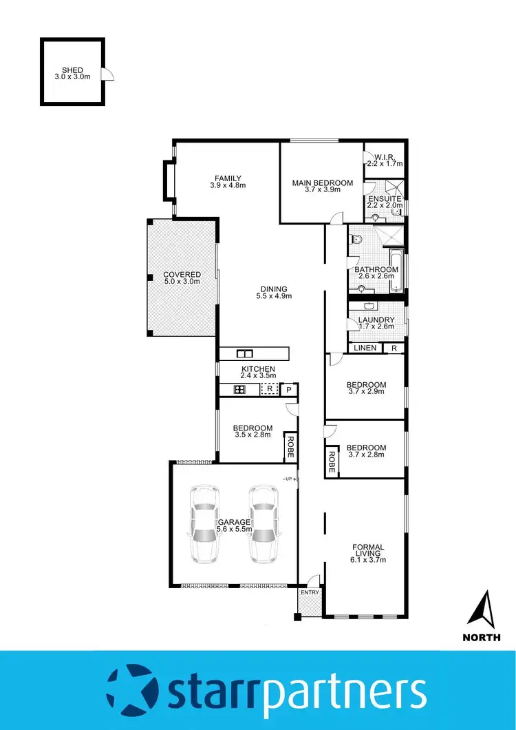 Floorplan of Homely house listing, 11 Redgum Street, Claremont Meadows NSW 2747