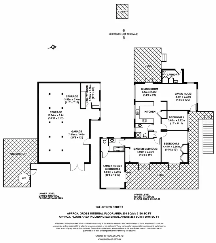 Floorplan of Homely house listing, 148 Lutzow Street, Tarragindi QLD 4121