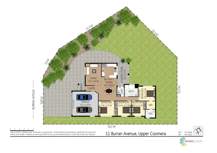 Floorplan of Homely house listing, 11 Burran Avenue, Upper Coomera QLD 4209