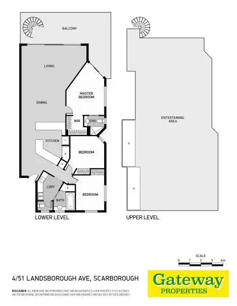 Floorplan of Homely unit listing, 4/51 LANDSBOROUGH AVE, Scarborough QLD 4020