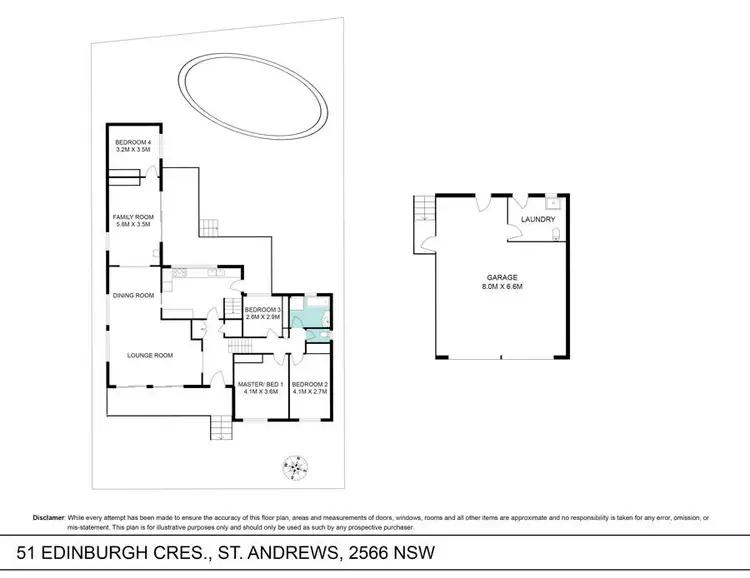 Floorplan of Homely house listing, 51 Edinburgh Crescent, St Andrews NSW 2566