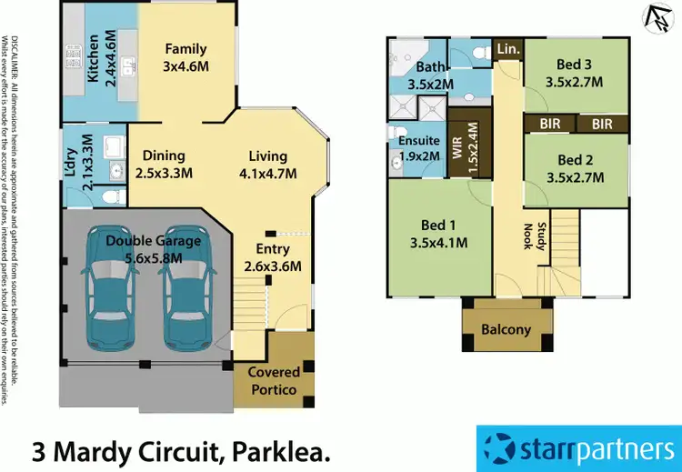 Floorplan of Homely house listing, 3 Mardy Court, Parklea NSW 2768