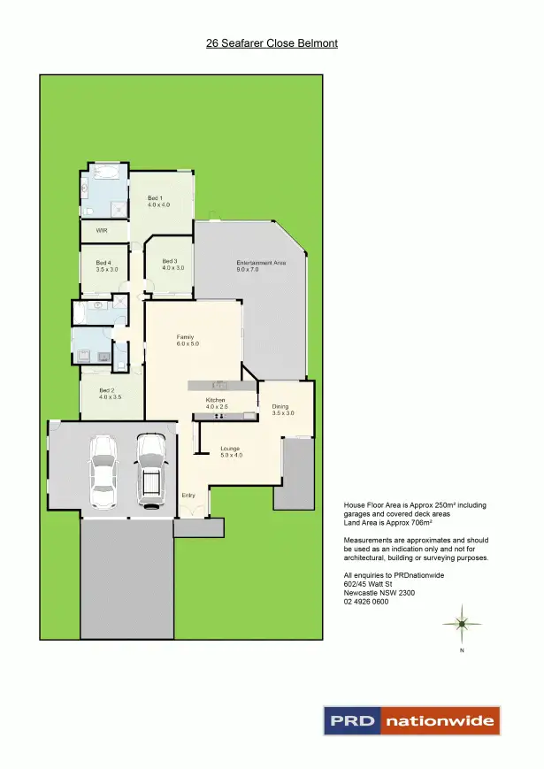 Floorplan of Homely house listing, 26 Seafarer Close, Belmont NSW 2280