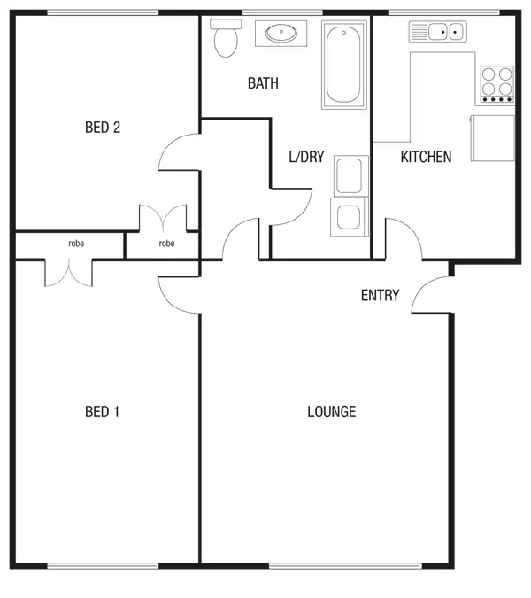 Floorplan of Homely block of units listing, 560 Moreland Rd, Brunswick West VIC 3055