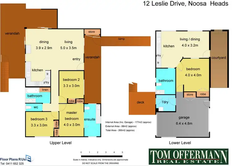 Floorplan of Homely house listing, 12 Leslie Drive, Noosa Heads QLD 4567