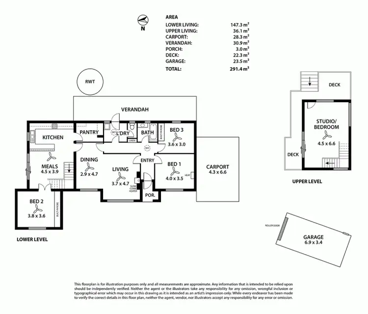 Floorplan of Homely house listing, 10 Elborough Avenue, Uraidla SA 5142
