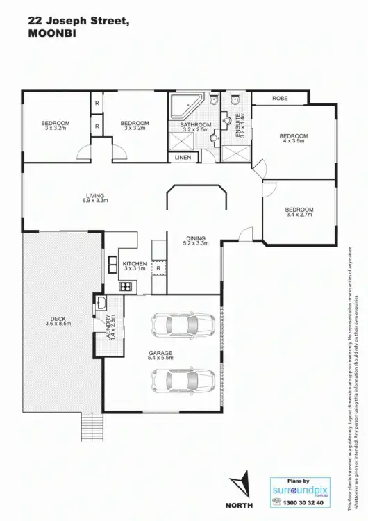 Floorplan of Homely rural property listing, 22 Joseph Street, Moonbi NSW 2353
