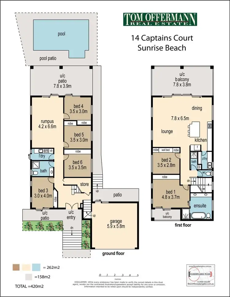 Floorplan of Homely house listing, 14 Captains Court, Sunrise Beach QLD 4567
