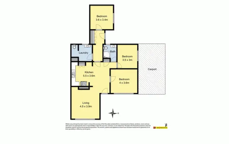 Floorplan of Homely house listing, 63 Hart Street, Colac VIC 3250