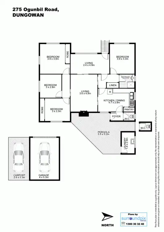 Floorplan of Homely house listing, 275 Ogunbil Road, Tamworth NSW 2340