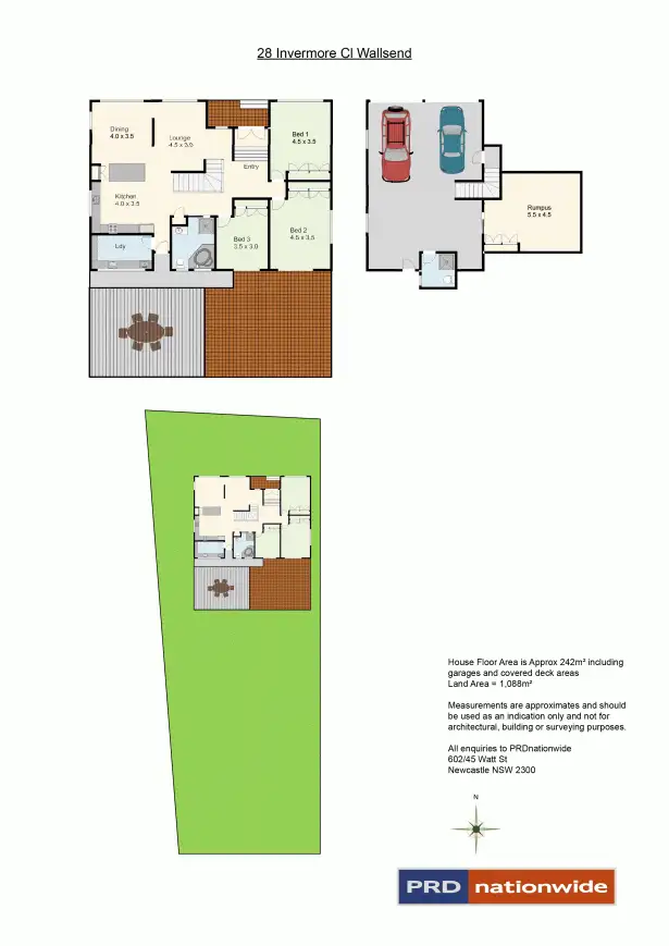 Floorplan of Homely house listing, 28 Invermore Close, Wallsend NSW 2287