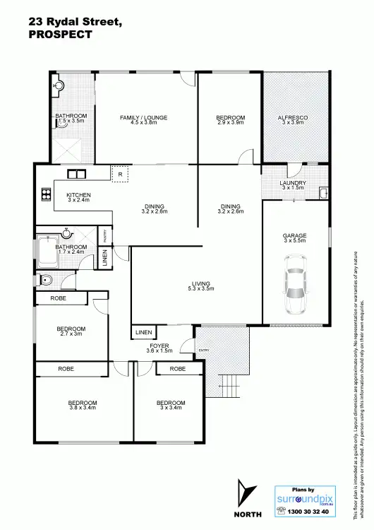 Floorplan of Homely house listing, 23 Rydal Street, Prospect NSW 2148