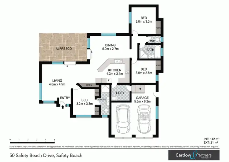 Floorplan of Homely house listing, 50 Safety Beach Dr, Safety Beach NSW 2456