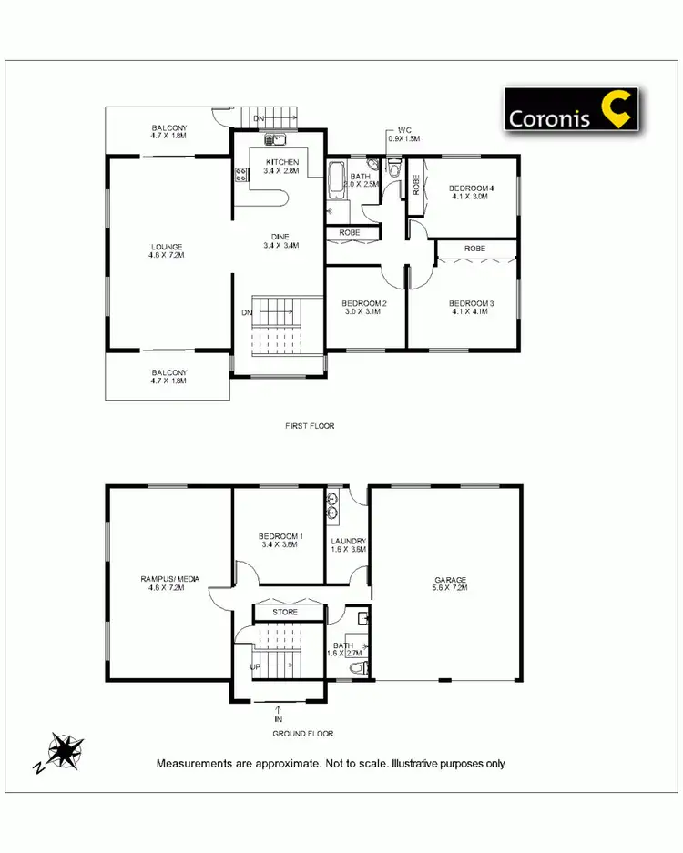 Floorplan of Homely house listing, 4 Talgai Court, Newtown QLD 4350