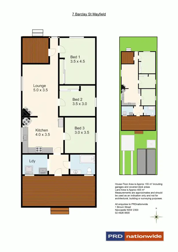 Floorplan of Homely house listing, 7 Barclay Street, Mayfield NSW 2304