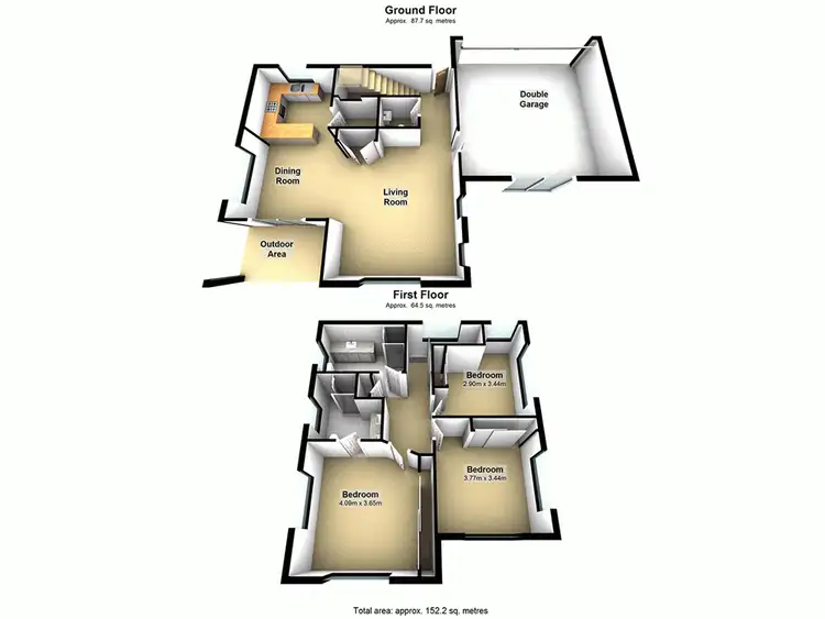 Floorplan of Homely townhouse listing, 46/56 Wright Street, Carindale QLD 4152