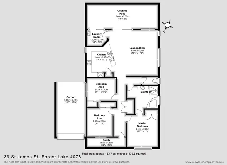 Floorplan of Homely house listing, 36 St James Street, Forest Lake QLD 4078