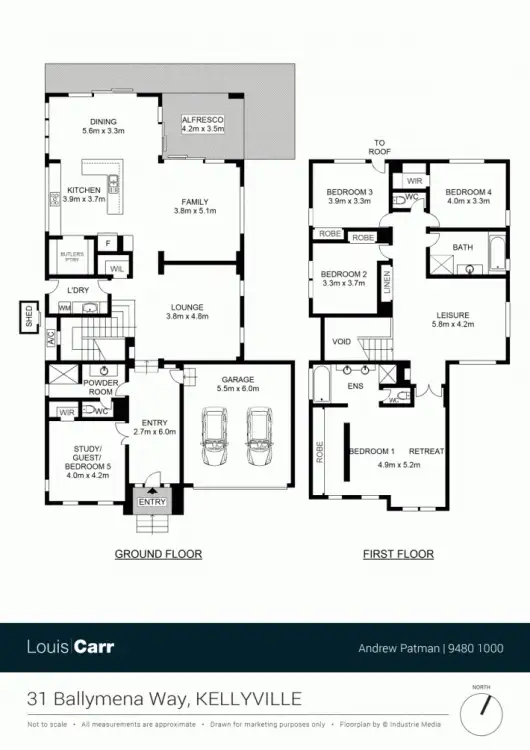 Floorplan of Homely house listing, 31 Ballymena Way, Kellyville NSW 2155