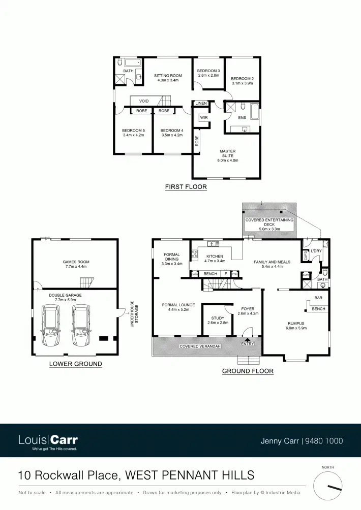 Floorplan of Homely house listing, 10 Rockwall Place, West Pennant Hills NSW 2125