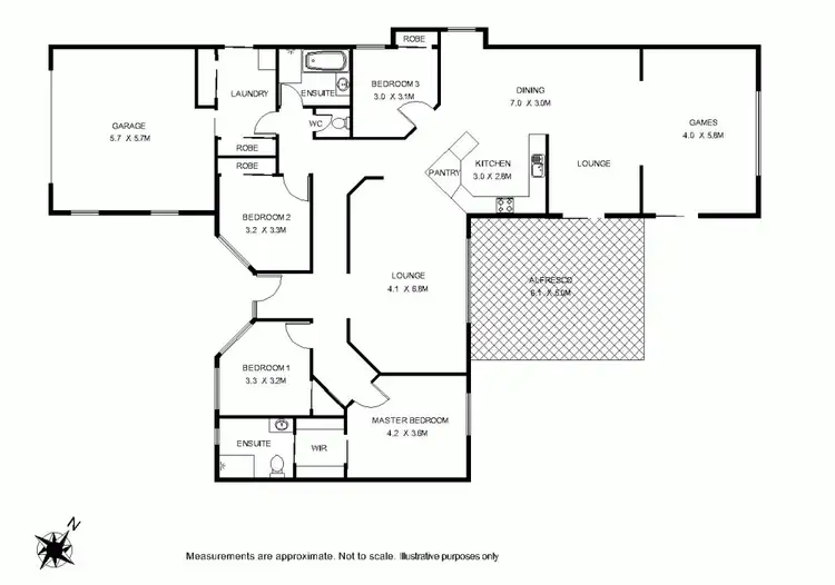 Floorplan of Homely house listing, 4 Yuelby Close, Gowrie Junction QLD 4352