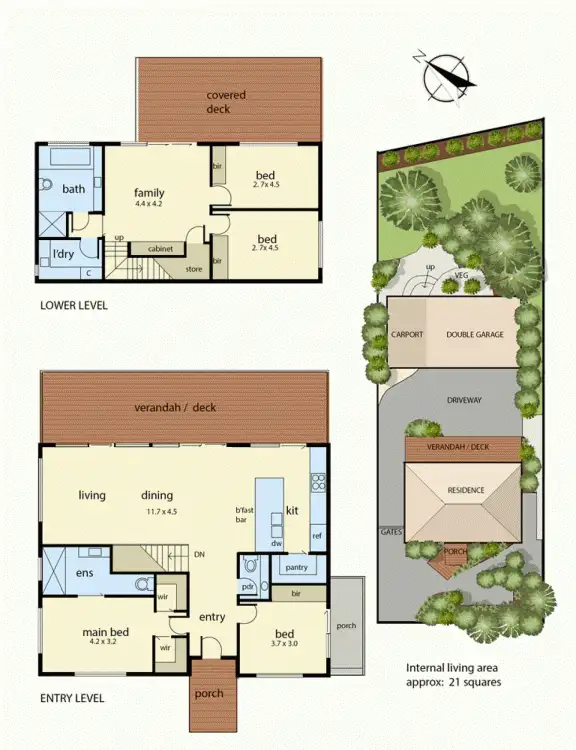 Floorplan of Homely house listing, 19 St Ives Grove, Mount Martha VIC 3934