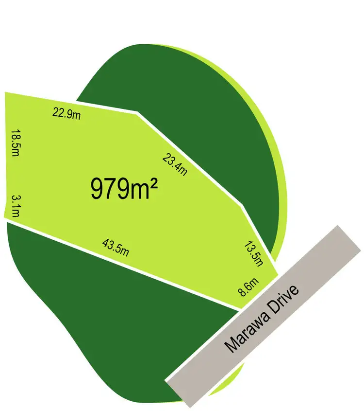 Floorplan of Homely land listing, 11 Marawa Drive, Parrearra QLD 4575
