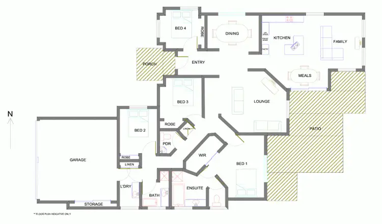 Floorplan of Homely house listing, 12 Milo Street, Wondunna QLD 4655