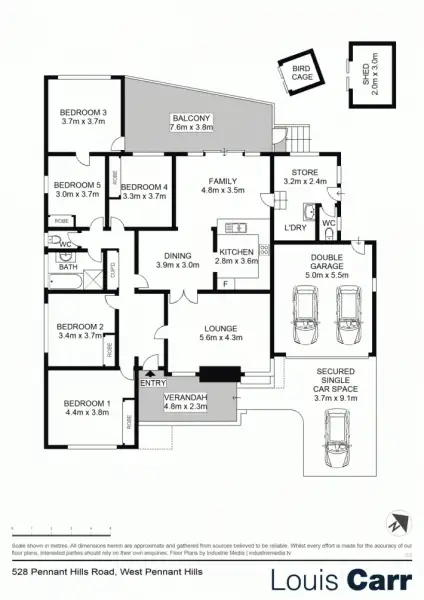 Floorplan of Homely house listing, 528 Pennant Hills Road, West Pennant Hills NSW 2125